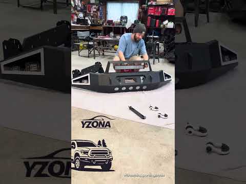 How easy can it be to assemble a bumper? #yzona #yzonabumper #bumpers #jeepmods #toyotatacoma