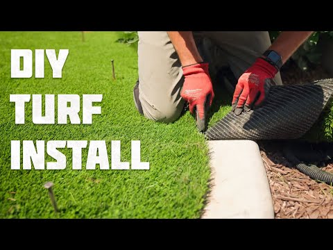 How To Install Artificial Turf // DIY Artificial Grass