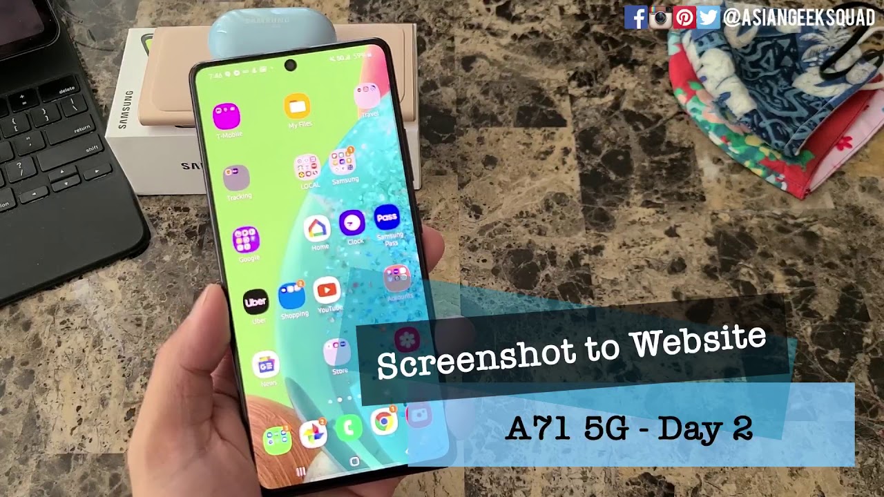 Day 2 - Samsung Galaxy A71 5G - 🚫 Single Take, Sample Videos, Macro Mode, Screenshot to Website