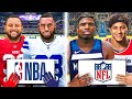 I Swapped NBA & NFL Players!