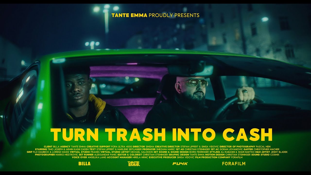 TURN TRASH INTO CASH - BILLA | Clapboard Ad Archive — archive collection thumbnail