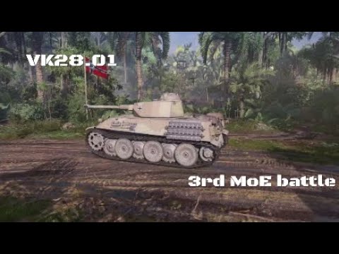 WoT Console - VK28.01 • 3rd MoE Battle - 2100 base xp