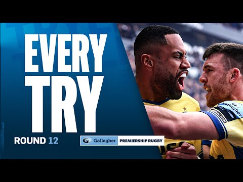 Last Minute Thrillers! | Every Round 12 Try! | Gallagher Premiership 2023/24