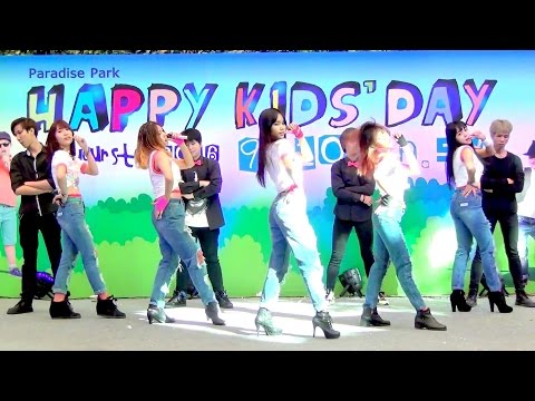 160109 Energy Girls cover EXID - Up & Down + Hot Pink @Paradise Park K-POPS 2016 (Audition)
