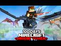 I Spent 100 Days Taming EVERY DRAGON In HOW TO TRAIN YOUR DRAGON In Minecraft
