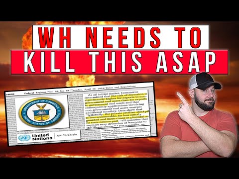 BREAKING NOW: BIDEN ERA Gun Control Mirroring UN TREATY REINTRODUCED NOW... WH MUST KILL THIS NOW!!! Thumbnail