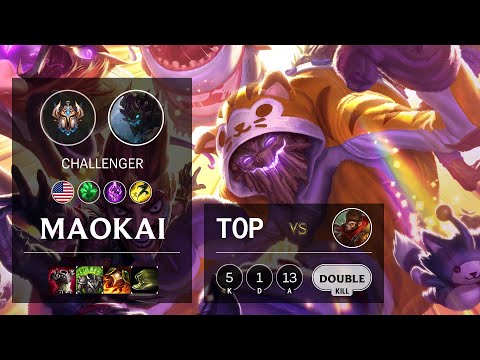 Maokai Top vs Wukong - NA Challenger Patch 10.19