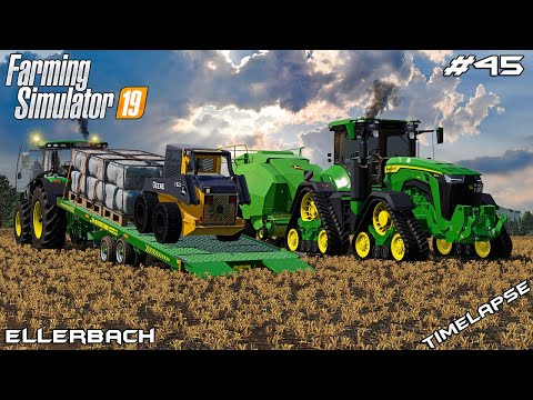 Selling animal products & baling straw | Animals on Ellerbach | Farming Simulator 19 | Episode 45