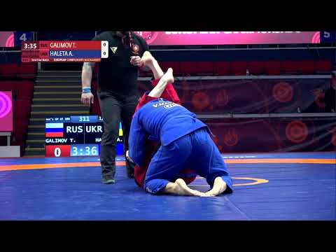 1/2 Men's GP Gi - 100 kg: T. GALIMOV (RUS) v. A. HALETA (UKR)