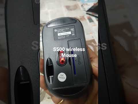 Hp s500 wireless mouse