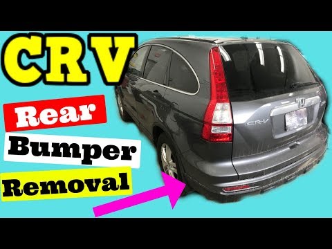 2007-2011 Honda CRV How to Remove Rear Bumper Removal Replace Install