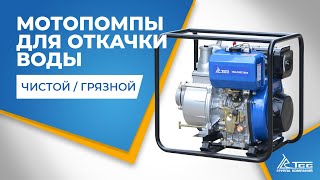 Мотопомпы для откачки воды бензин дизель | Обзор | опыт использования | выбор | видео