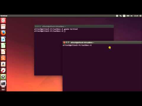 open terminal from terminal in ubuntu