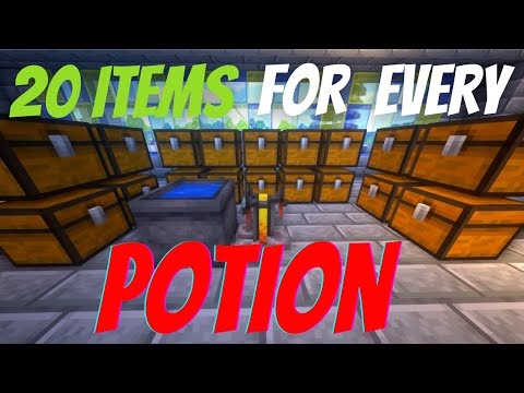 20 items for every powerful potion in Minecraft | Hindi