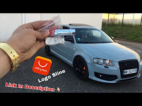 Install Logo Sline on my Audi (AliExpress, Wish)