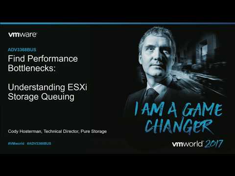 VMworld 2017 ADV3368BUS - Find performance bottlenecks. Understanding VMware ESXi Storage Queueing