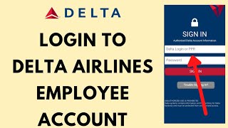 Delta Airlines Employee Login 2026 | Deltanet login | Deltanet Extranet