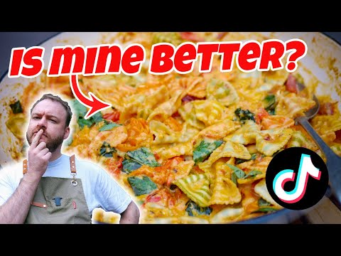 Can I Make The TikTok Baked Feta Pasta BETTER?....Let's Find Out!