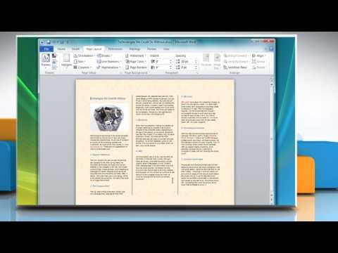 How to Make a Tri-Fold Brochure in Microsoft® Word