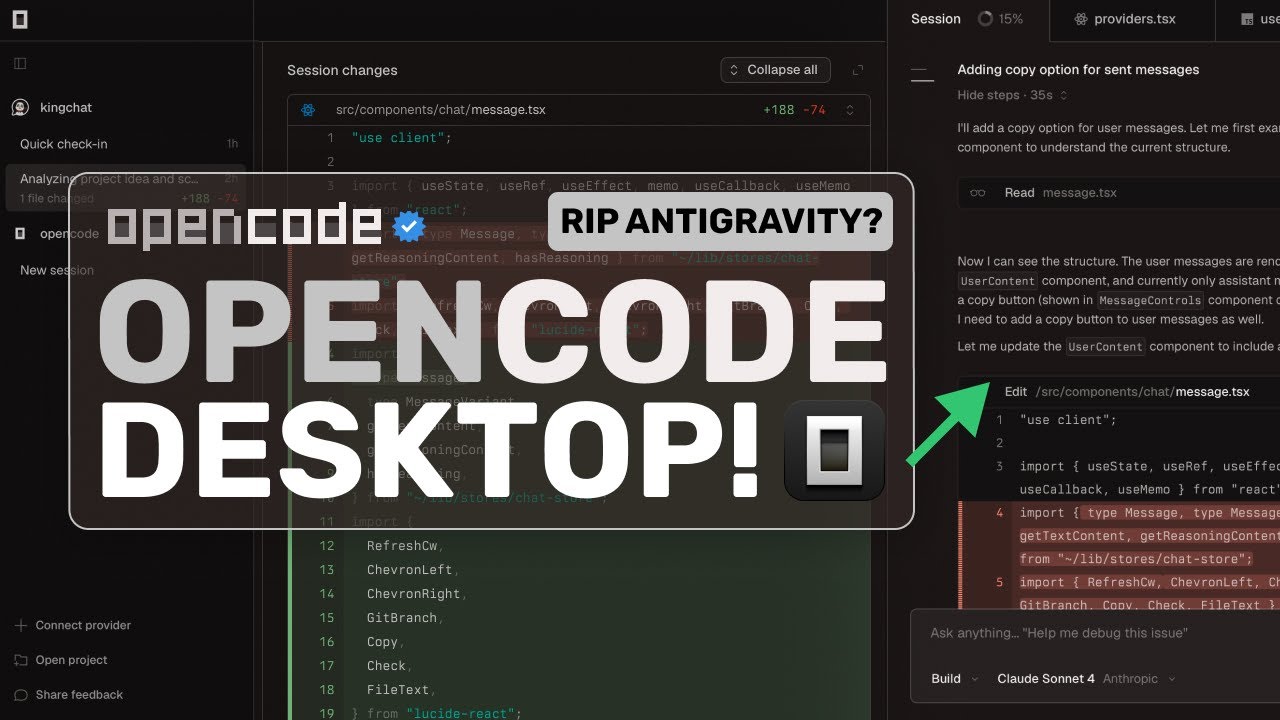 OpenCode Desktop: RIP Claude Code? Is it REALLY SPECIAL?