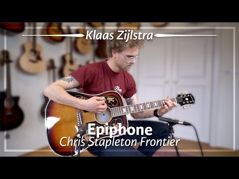 Epiphone USA Limited Edition Chris Stapleton Signature Frontier 2023 - Frontier Burst *VIDEO* image 23