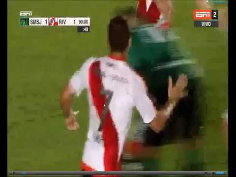 San Martin vs River Plate 1-1 Gol de Rodrigo Mora - Copa BBVA Frances