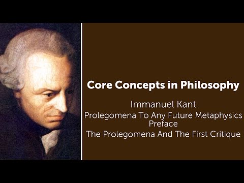 Immanuel Kant, Prolegomena | The Prolegomena And The First Critique | Philosophy Core Concepts