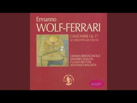 Canzoniere, op. 17 : Canto per soprano - preghiera - quando a letto vo' la sera