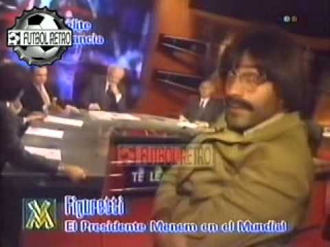 Menem en Francia 98 con Figuretti VideoMatch 1998 FUTBOL RETRO TV