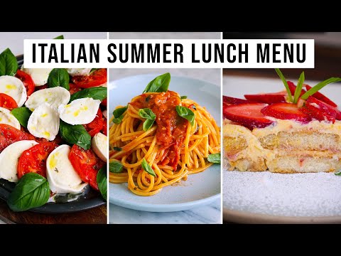 Delicious Italian Recipes For A Perfect Italian Summer Lunch!