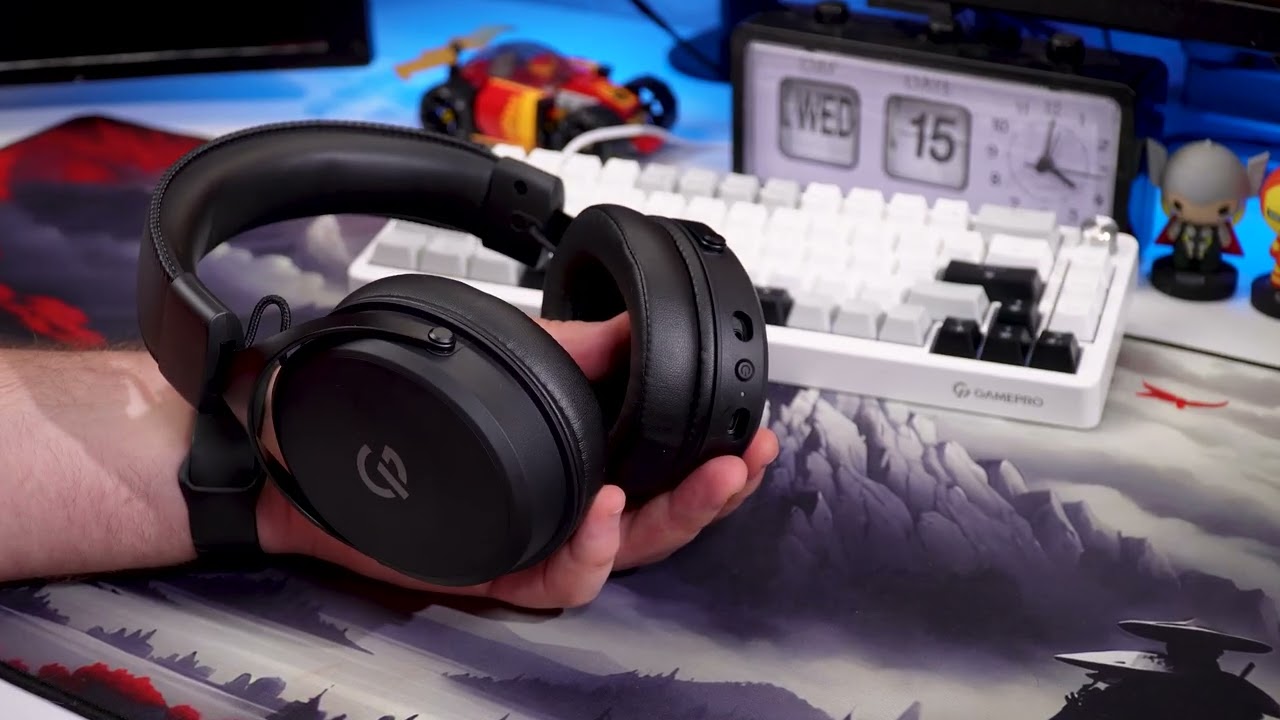 Бездротова ігрова гарнітура GamePro Asgard Skadi (HSW191B) video preview