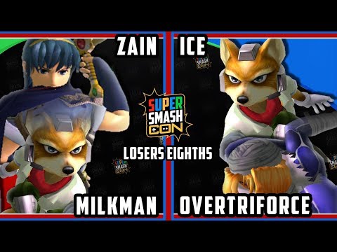SSC 2018 SSBM - PG | Zain & OES | Milkman Vs. RB | Ice & Overtriforce - Smash Melee Doubles L Top 8
