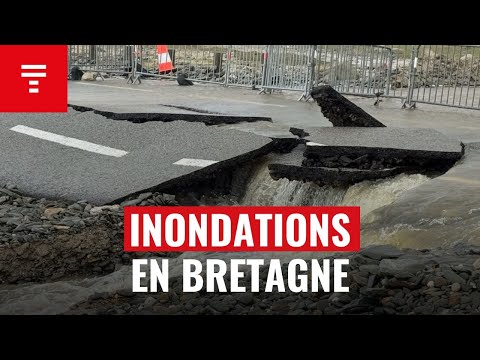 Inondations en Bretagne : les intempéries font de premiers dégâts