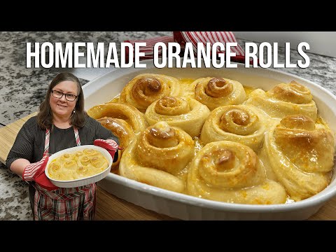 Homemade Orange Rolls | So Good and Easy to Make
