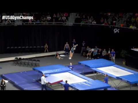 Nicole Ahsinger - Compulsory - 2016 USA Gymnastics Championships - Prelims