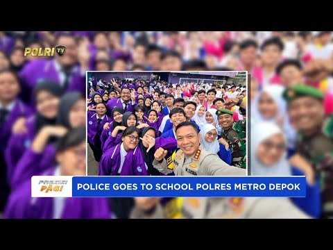 KAPOLRES METRO DEPOK HADIRI PROGRAM POLICE GOES TO SCHOOL DI SMK 2 PERINTIS