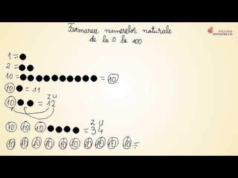 Formarea numerelor naturale de la 0 la 100 - Matematica clasa a II-a