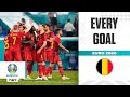 All of Belgium's goals from the UEFA Euro 2020 tournament