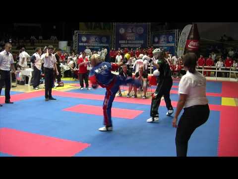Vika Shustika v Charlie Maddock Junior WAKO Worlds 2012