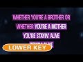 Stayin Alive Karaoke Lower Key Bee Gees