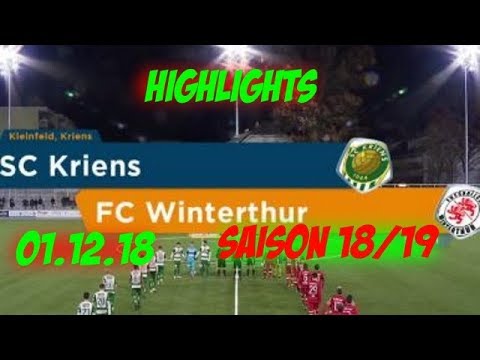 Highlights: SC Kriens vs Fc Winterthur (01.12.18)