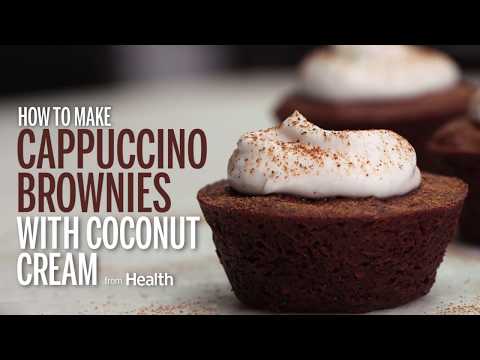 How to Make Cappucino Brownies with Coconut Cream | Health
