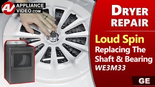 Dryer Drum Support Shaft & Bearing Issues - Diagnostic & Repair by Factory Technician