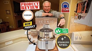 Honest Review of The COSORI Iconic PFAS Free Stainless Steel Air Fryer! / Awesome Chicken Wings!