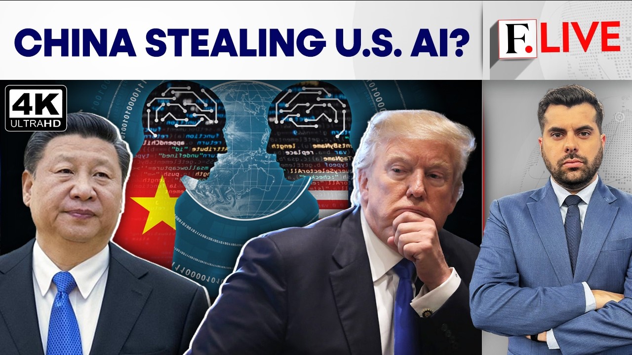 US Accuses China of Large-Scale AI Model Theft | Firstpost Live | N18G
