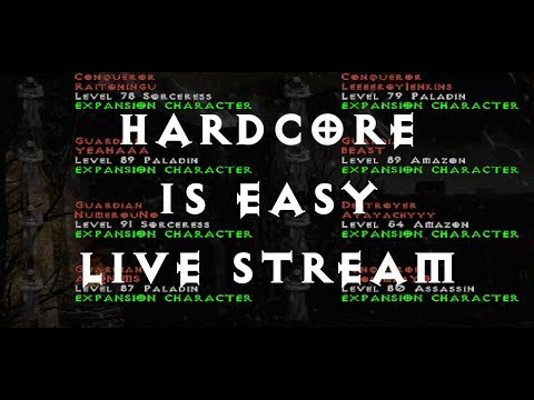 Diablo 2 HARDCORE Martial Arts Assassin - p8 Challenge (ep07) HELL ANCIENTS
