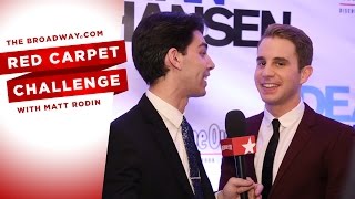 Red Carpet Challenge: "WTFDTSF" with Ben Platt & the Stars of DEAR EVAN HANSEN on Opening Night