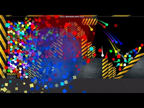 Shutter Crush 4 |  Proliferation Survival Marble Race in Algodoo | RED HUY