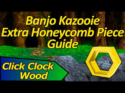 Collecting Extra Honeycomb Pieces in Click Clock Wood - Banjo Kazooie Extra Honeycomb Piece Guide