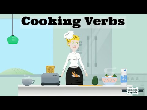 Cooking Verbs │Learn cooking verbs│English for kids